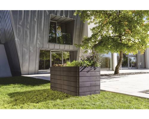 Hochbeet klassisch GARANTIA Ergo Quadro 2 L 75 inkl. Flora-Wassersparsystem 160 x 80 x 75 cm wood-2