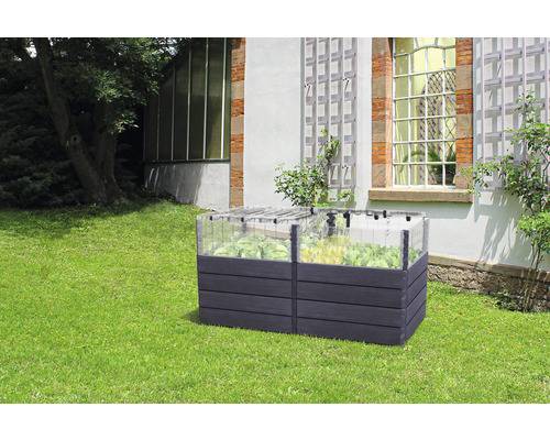 Hochbeet klassisch GARANTIA Ergo Quadro Turbo Plus 2 L 80 160 x 80 x 80 cm wood-0