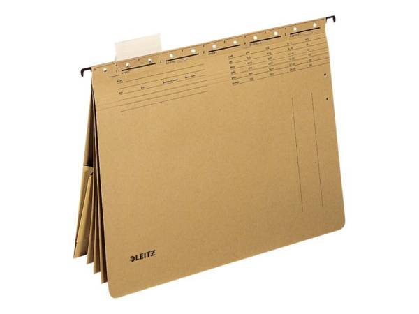 ESSELTE LEITZ - Leitz ALPHA - Hängeregister - für A4 - Naturbraun