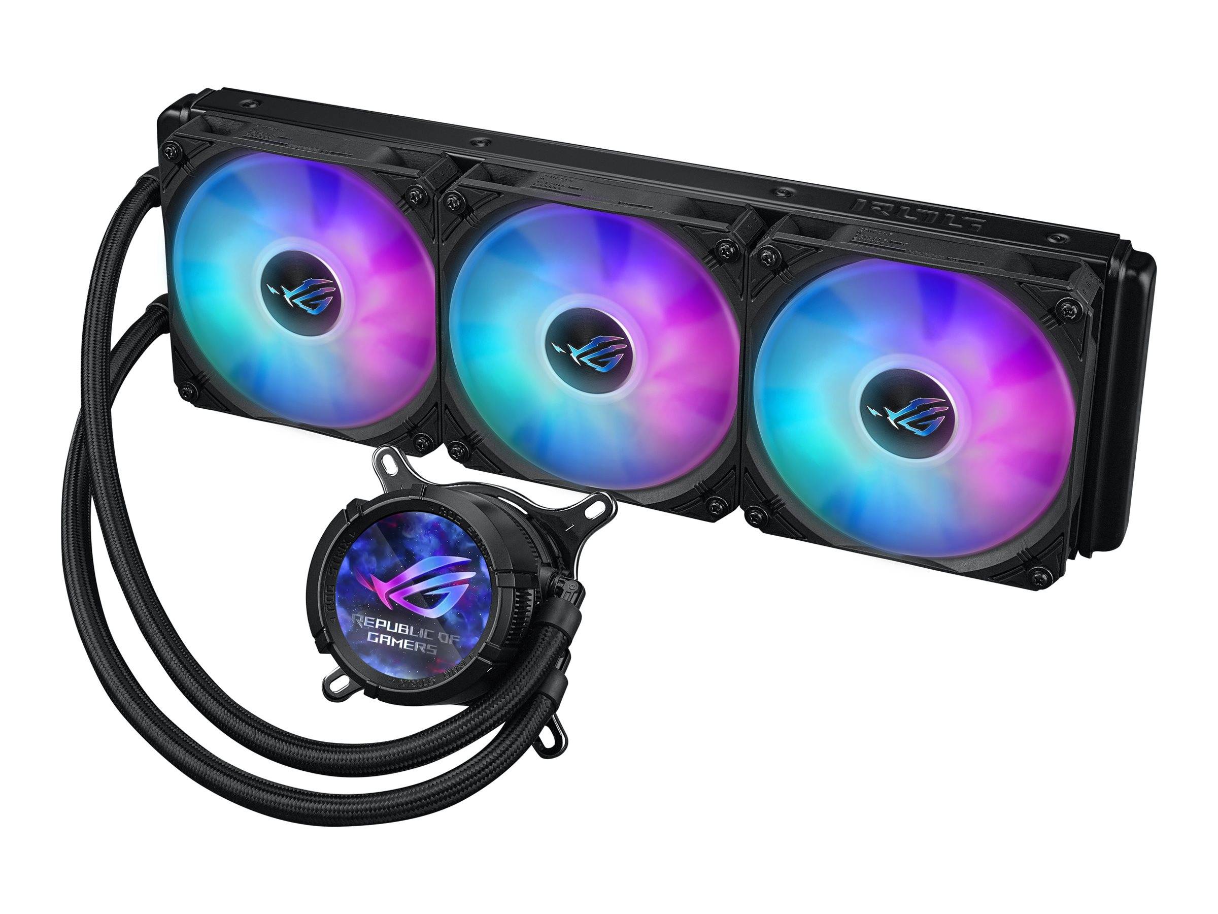 ASUS ROG STRIX LC III 360 ARGB LCD - Prozessor-Flüssigkeitskühlsystem - (für: AM4, LGA1200, LGA1700, AM5, LGA115x Socket-0