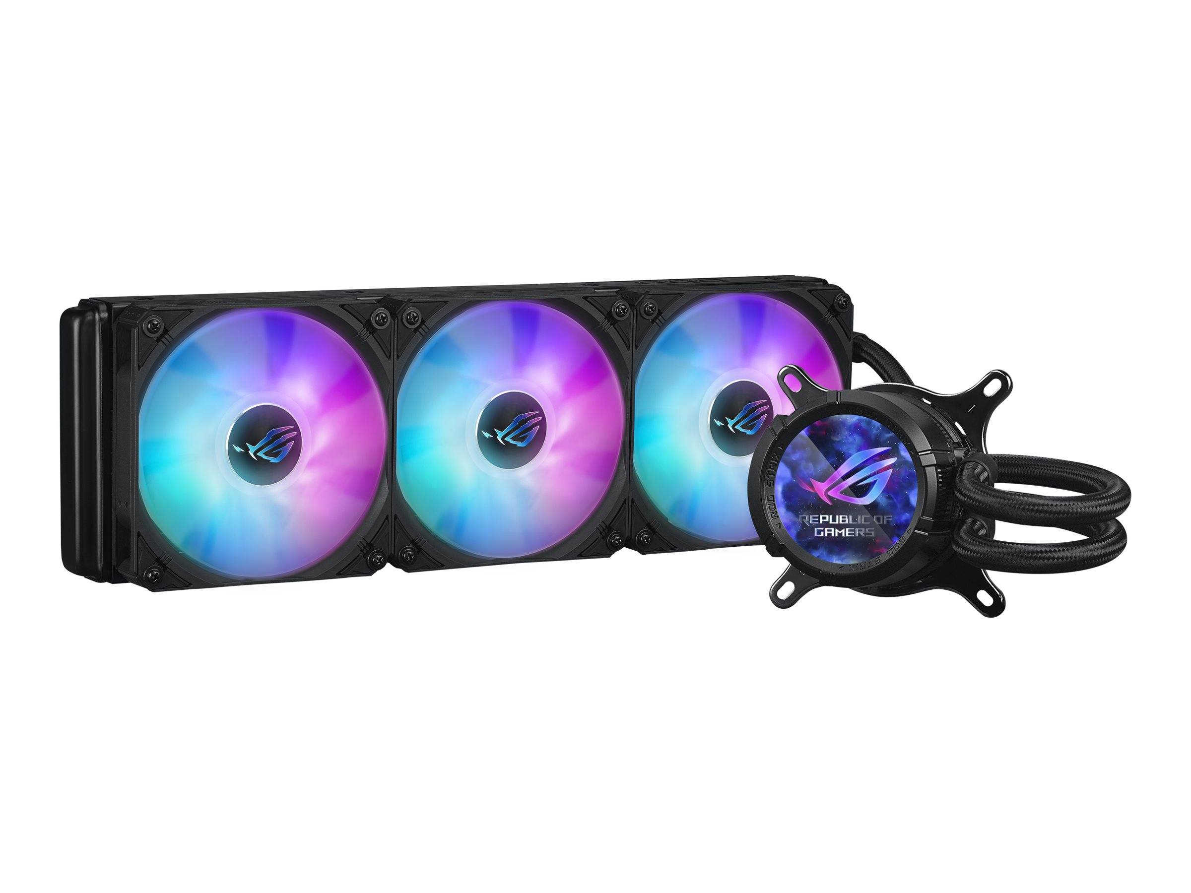 ASUS ROG STRIX LC III 360 ARGB LCD - Prozessor-Flüssigkeitskühlsystem - (für: AM4, LGA1200, LGA1700, AM5, LGA115x Socket-2