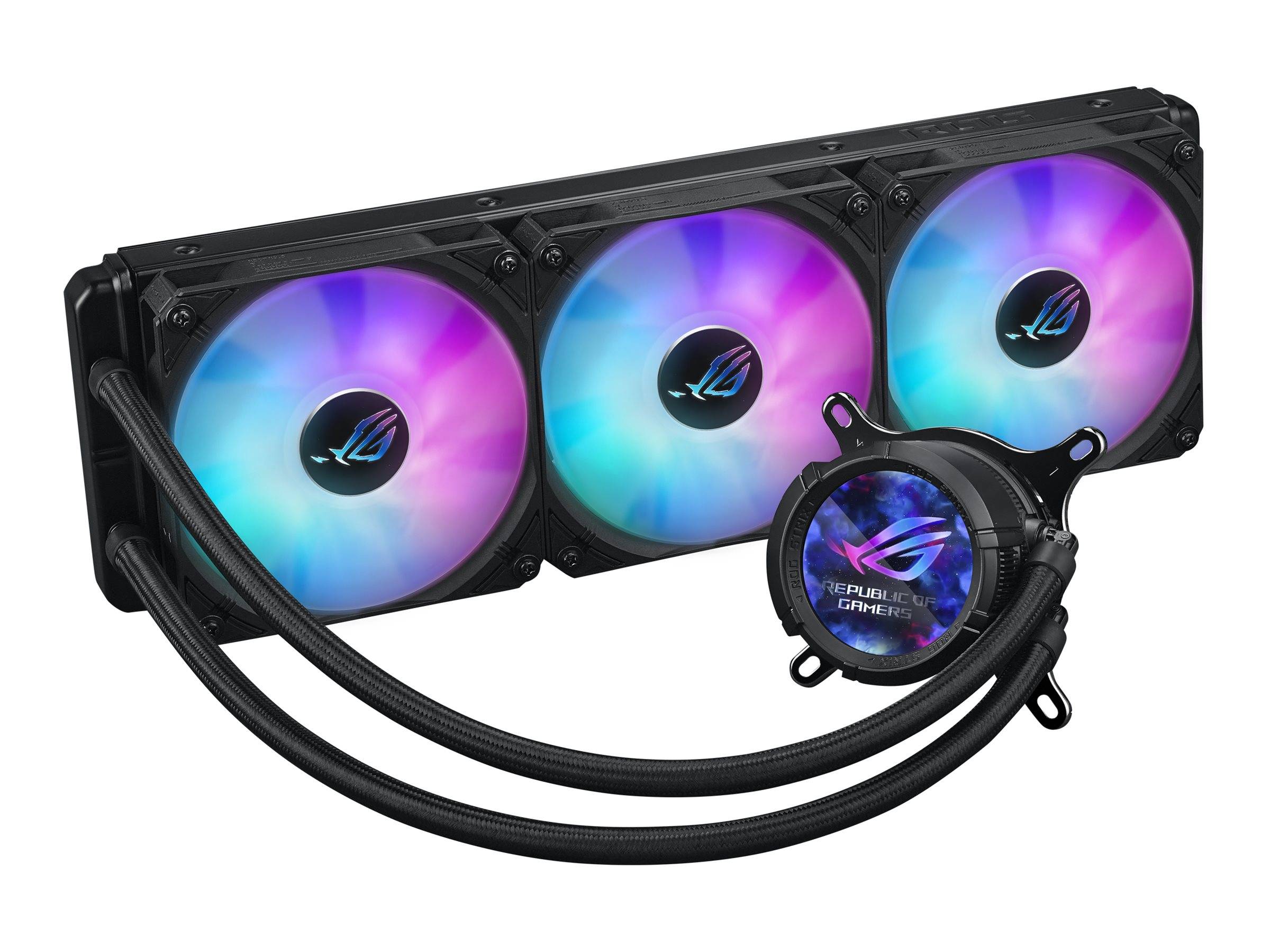 ASUS ROG STRIX LC III 360 ARGB LCD - Prozessor-Flüssigkeitskühlsystem - (für: AM4, LGA1200, LGA1700, AM5, LGA115x Socket-3