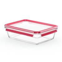 EMSA CLIP & CLOSE N10411 GLAS, Box, Rechteckig, 2 l, Transparent, Glas, 420 °C-0