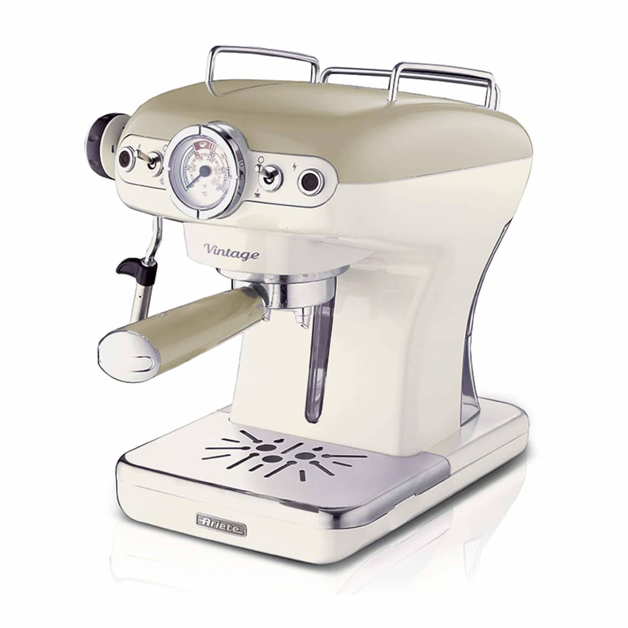 Ariete Vintage Espresso Maschine,beige-0