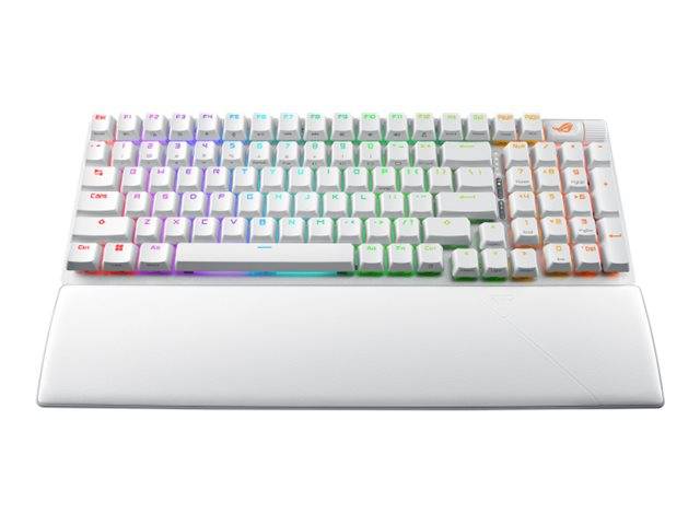ASUS ROG Strix Scope II 96 - Tastatur - 96% - backlit - kabellos - USB, 2.4 GHz, Bluetooth 5.1 - Tastenschalter: ROG NX-0