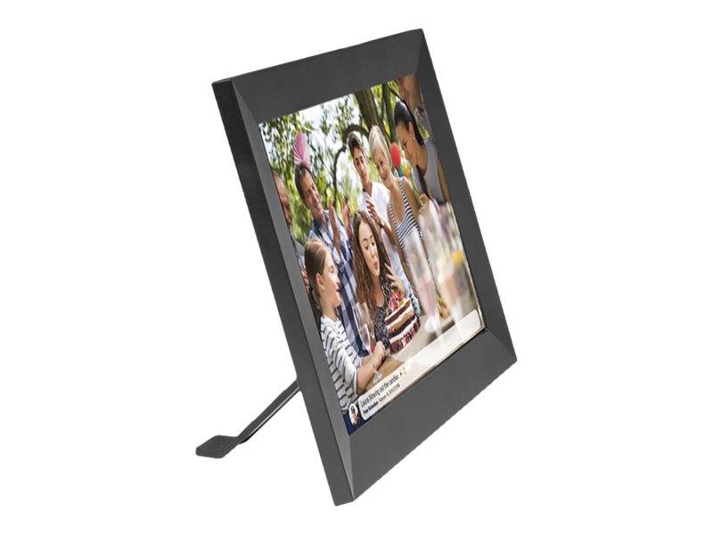 DENVER FRAMEO PFF-1024BLACK - Digitaler Fotorahmen - Flash 16 GB - 25.7 cm (10.1")-1