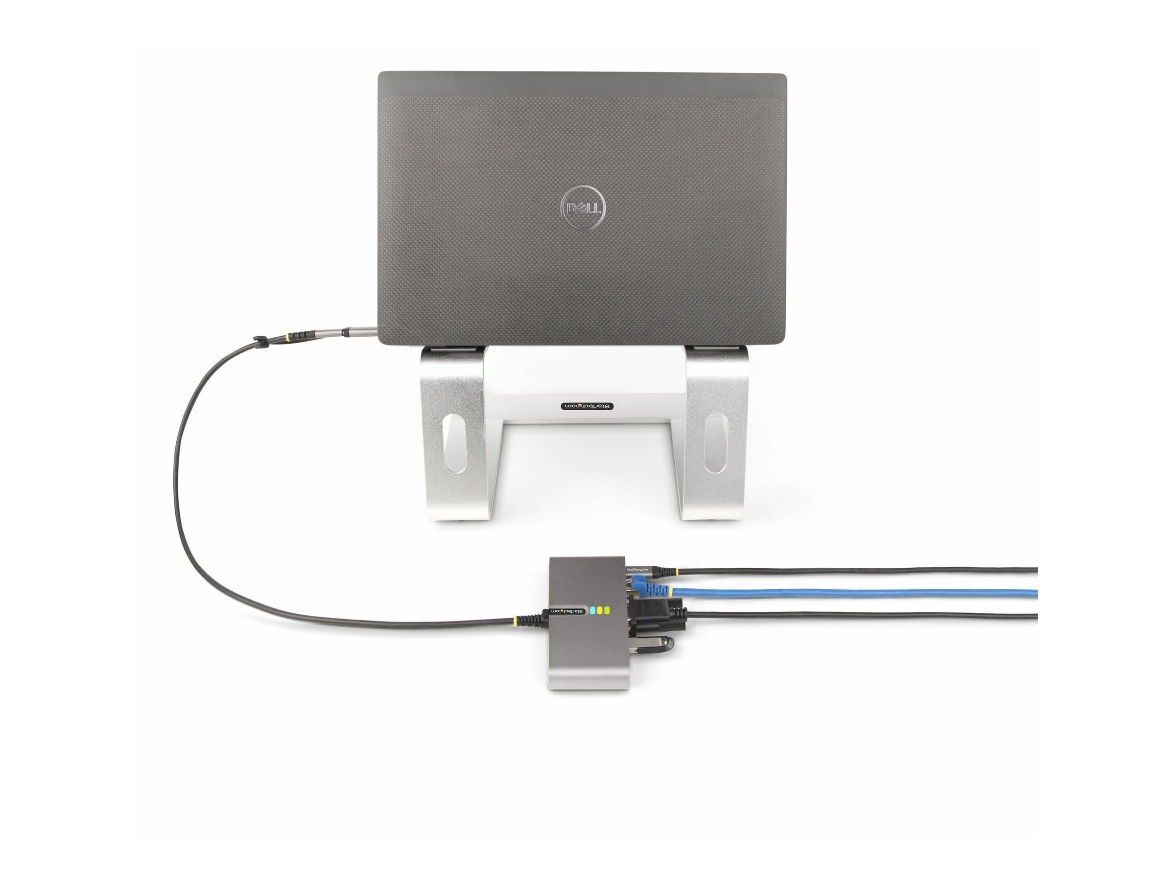 StarTech.com 2-Port USB-C/USB-A Hub with GbE and RS232 Serial, 2x USB-A-1
