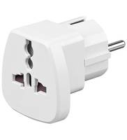 Good Connections® Universal Adapter Buchse an Schutzkontakt-Stecker für UK, Schweiz, Italien, USA, Dänemark-0