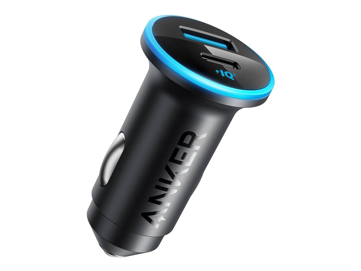 ANKER INNOVATIONS - Anker 323 - Auto-Netzteil - 52.5 Watt - 3 A - IQ 3.0, Fast Charge - 2 Ausgabeanschlussstellen (USB,-2