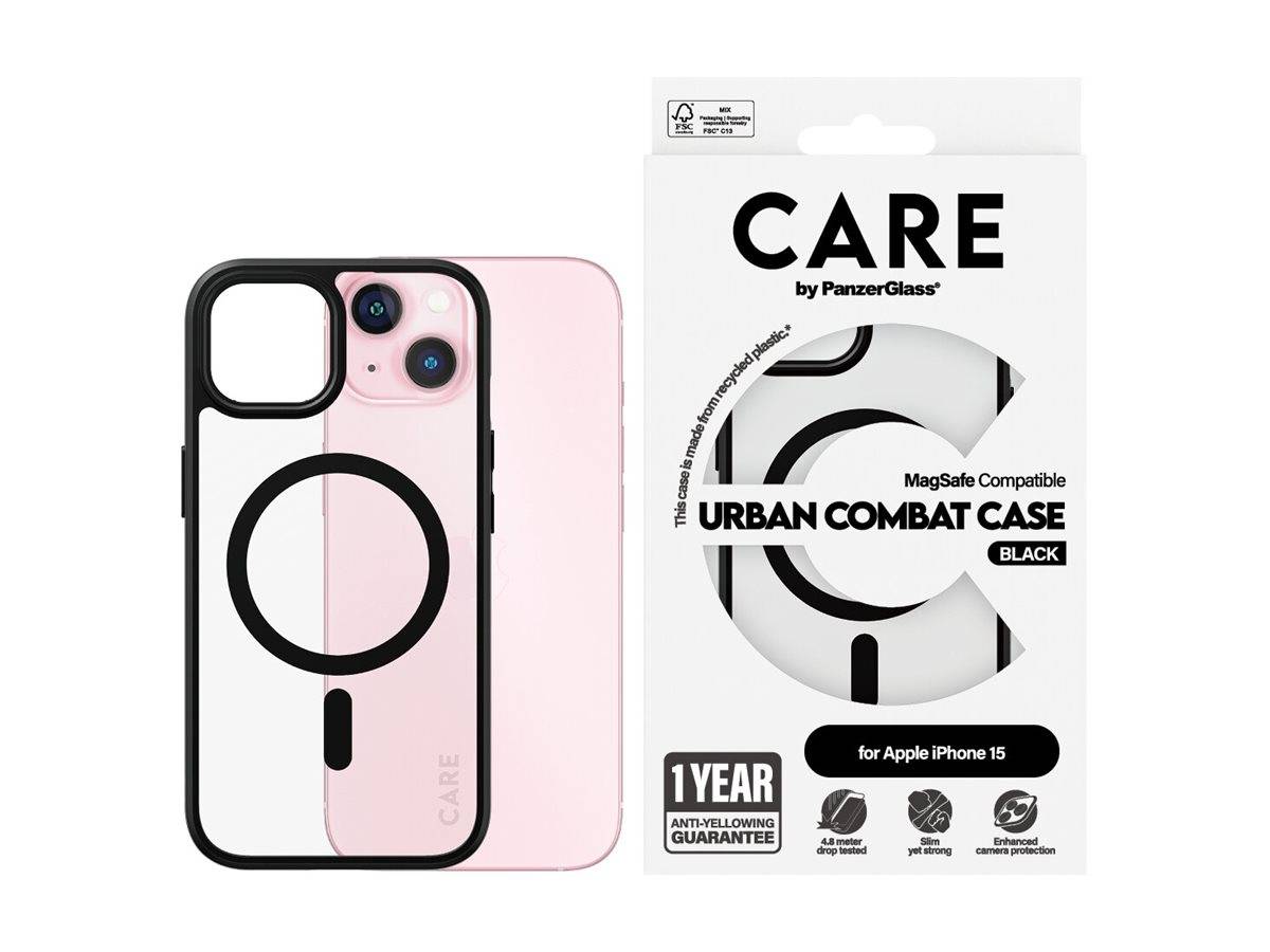 PANZERGLASS - CARE by PanzerGlass Urban Combat - Hintere Abdeckung für Mobiltelefon - kompatibel mit MagSafe - Thermopla-0