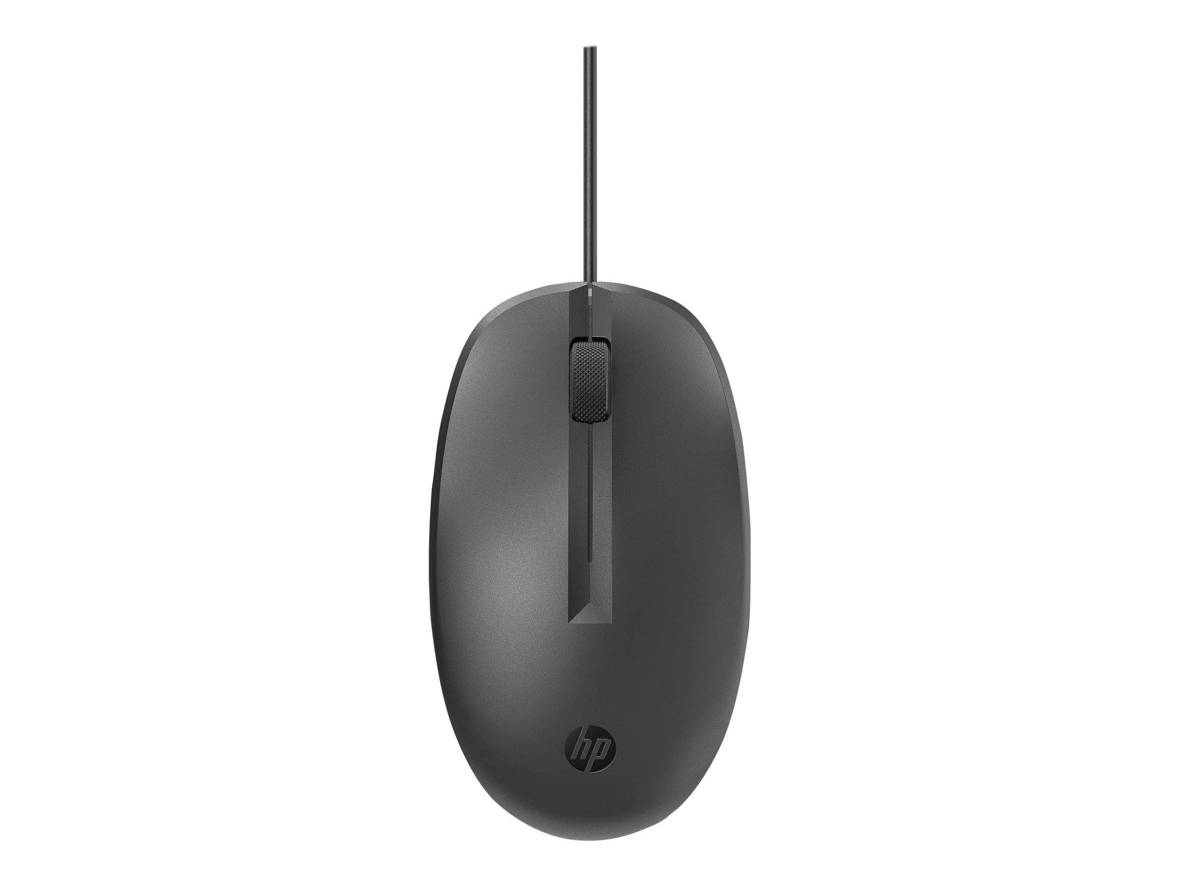 HP 125 - Maus - kabelgebunden - USB - Schwarz-0