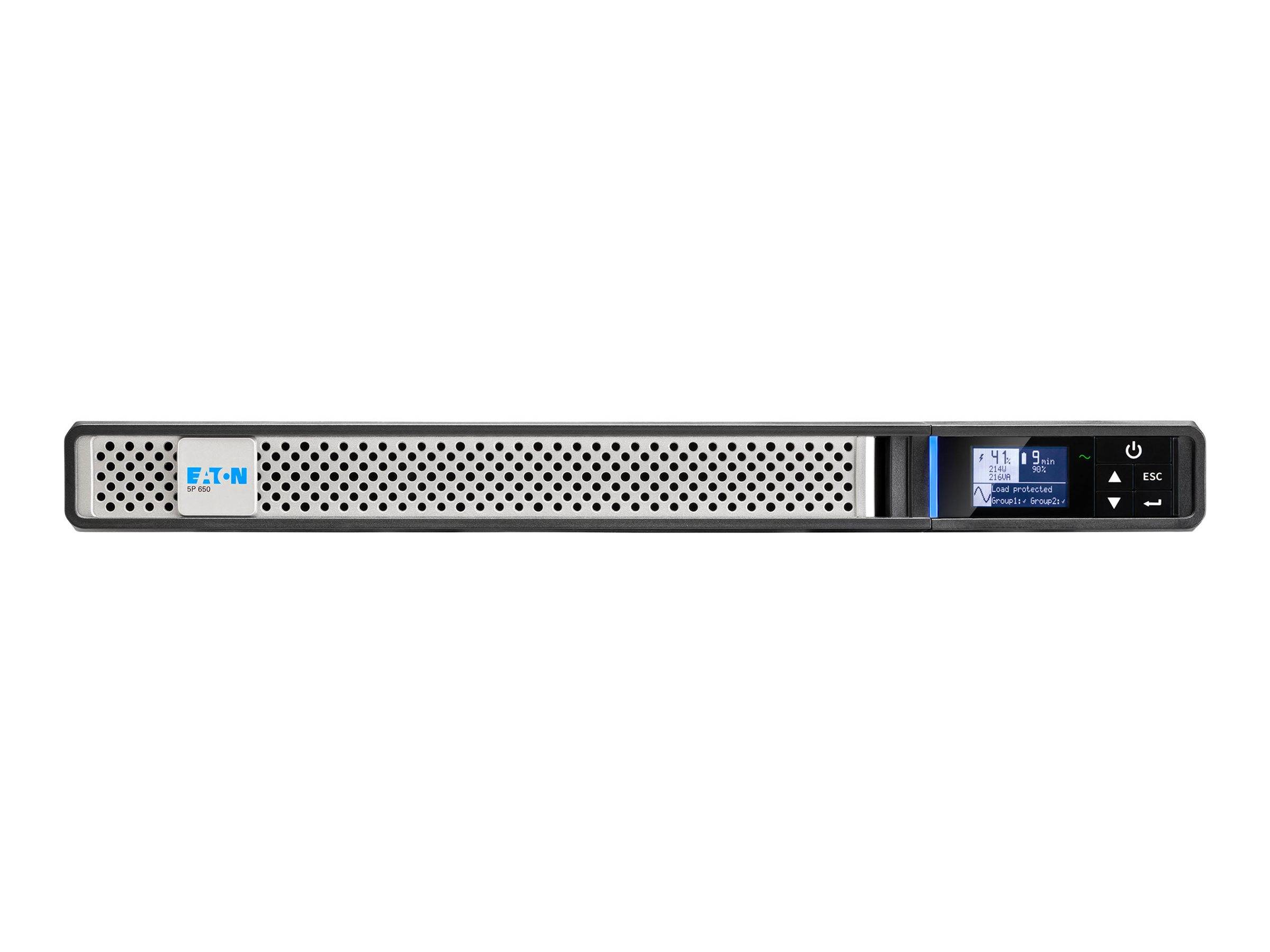 Eaton 5P 650iR Gen 2 Line Interactive USV Rack einbaufähig Wechselstrom 200/208/220/230/240 V 520 Watt 650 VA 1-phasig-1