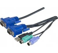 Dexlan - Tastatur- / Video- / Maus- (KVM-) Kabel - HD-15 (VGA)-1