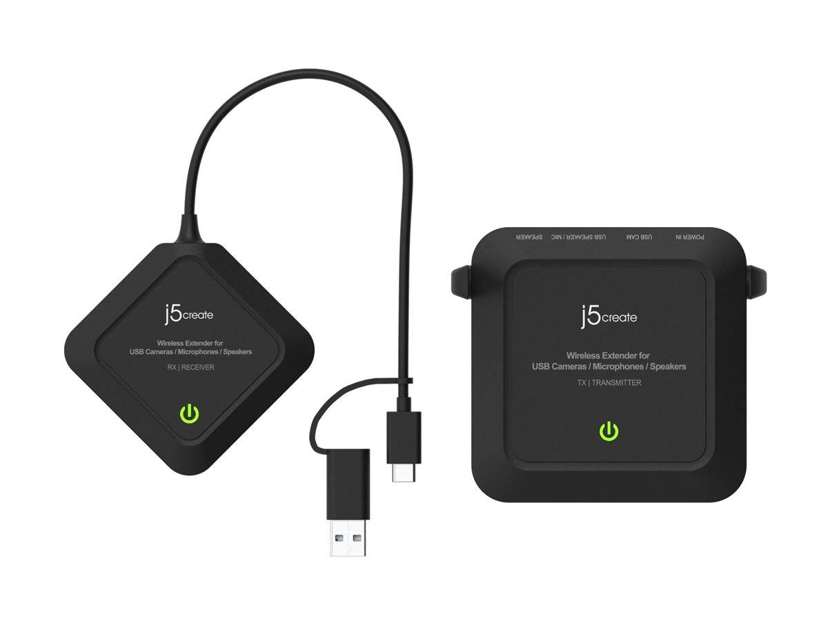 j5create JVW120-N - Wireless Video-/Audio-Erweiterung - bis zu 25 m - TAA-konfor-1