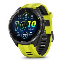 Garmin Forerunner 965 - 47 mm - schwarz - intelligente Uhr mit Band - Silikon - amp yellow/black - Handgelenkgröße: 135--1