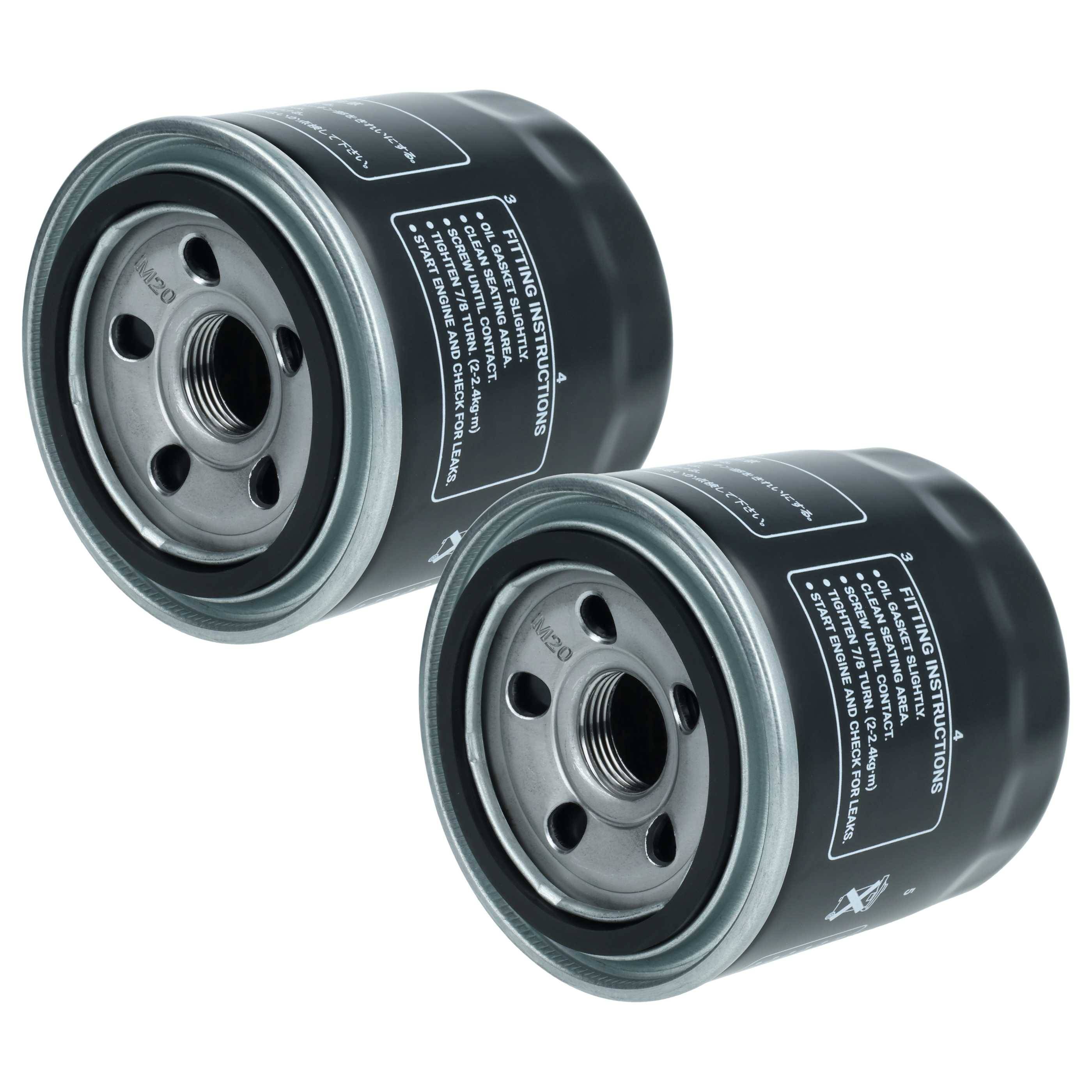 vhbw 2x Ölfilter kompatibel mit Jacobsen 550556 | 554011, 557759, 888921, 4137894, 4177262 Traktoren Bagger-Motoren-0
