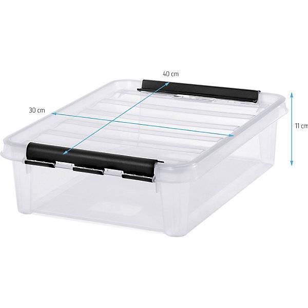 SmartStore™ Classic transparent LxBxH 400 x 300 x 110 mm VE 10 Stk. ORTHEX SWEDEN AB 79104449-2