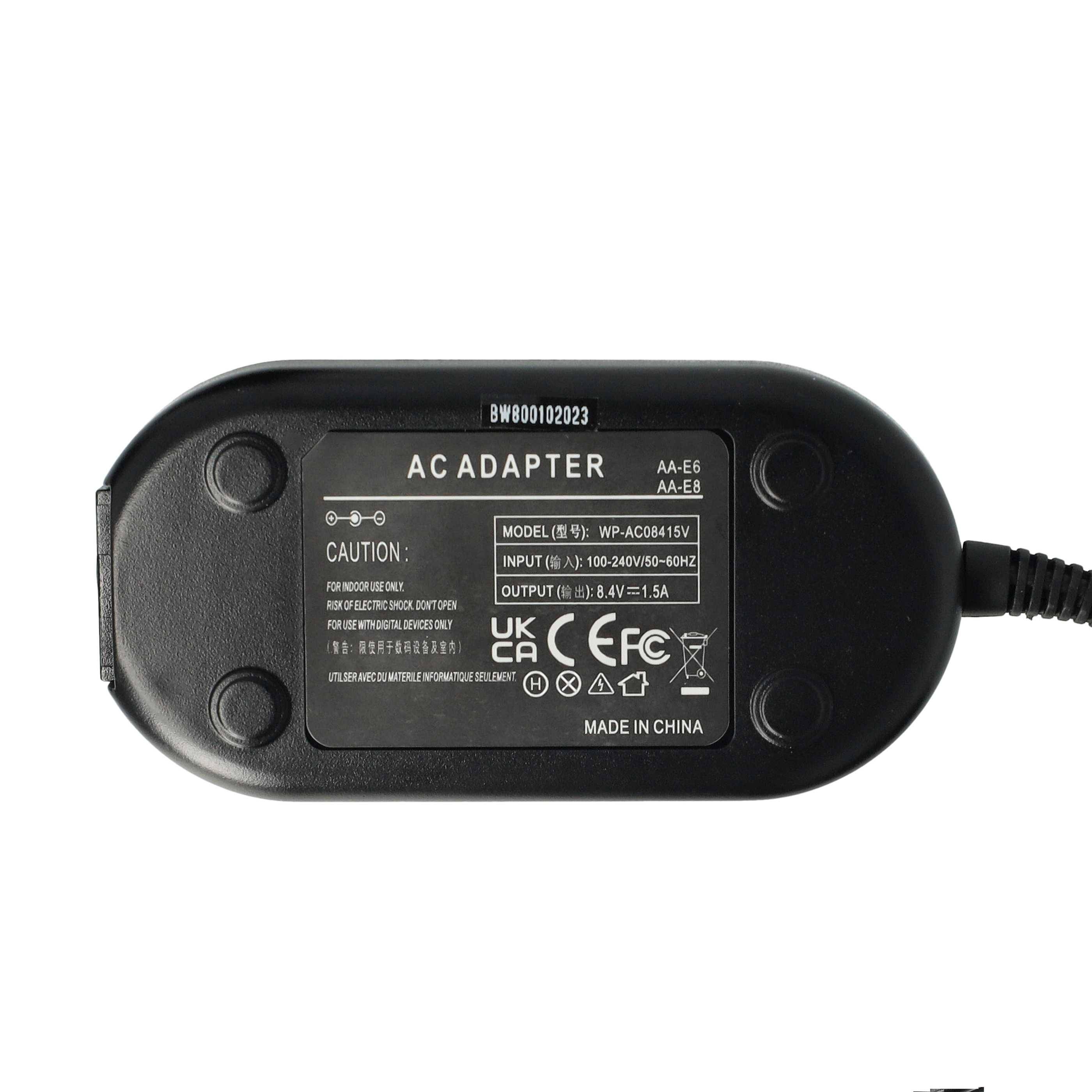 vhbw 1x Netzteil kompatibel mit Samsung VP-DX210(i) Kamera | Digitalkamera, 2m-4