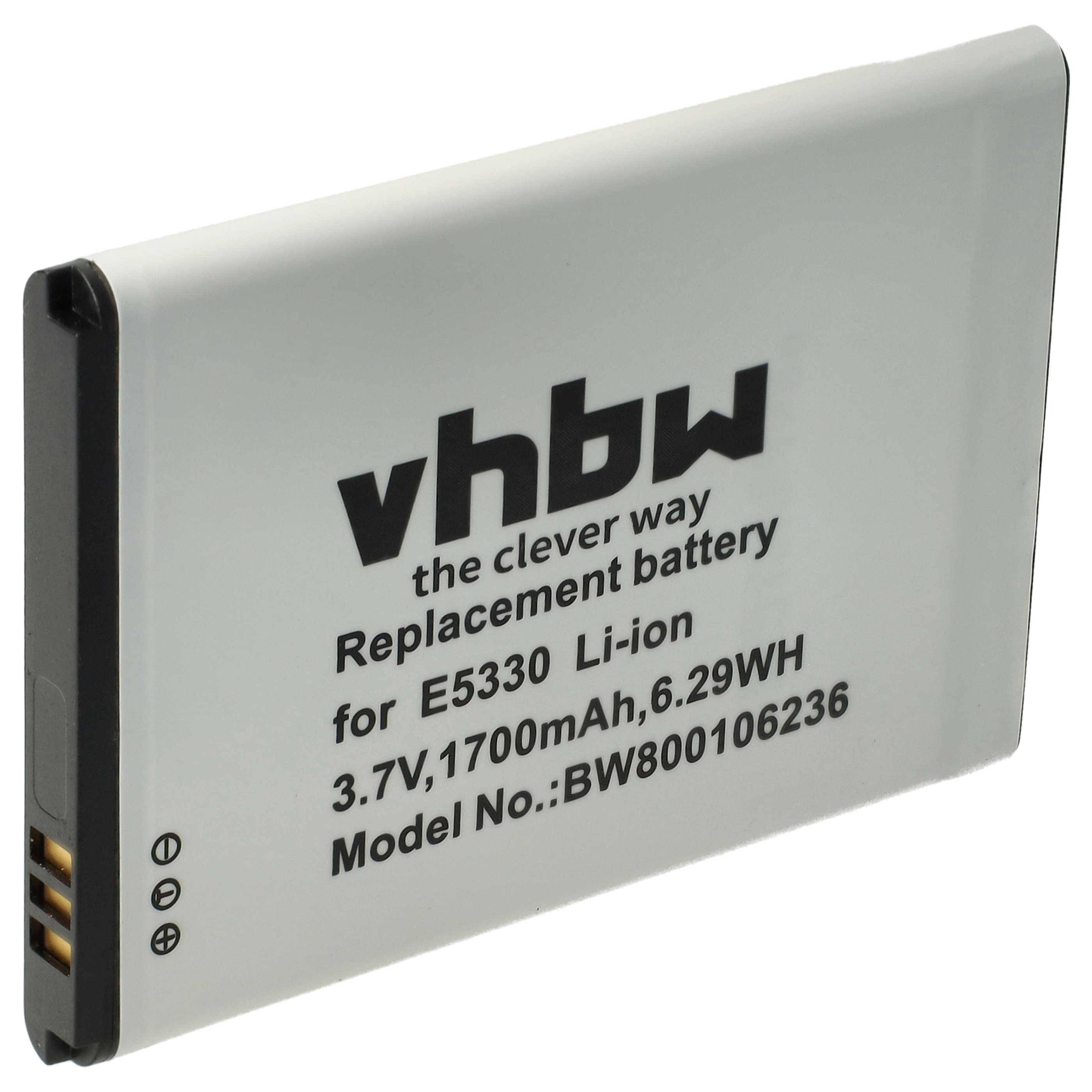 vhbw Akku kompatibel mit Huawei E5377 | EC5377 Router Modem Hotspots (1700 mAh, 3,7 V, Li-Ion)-0
