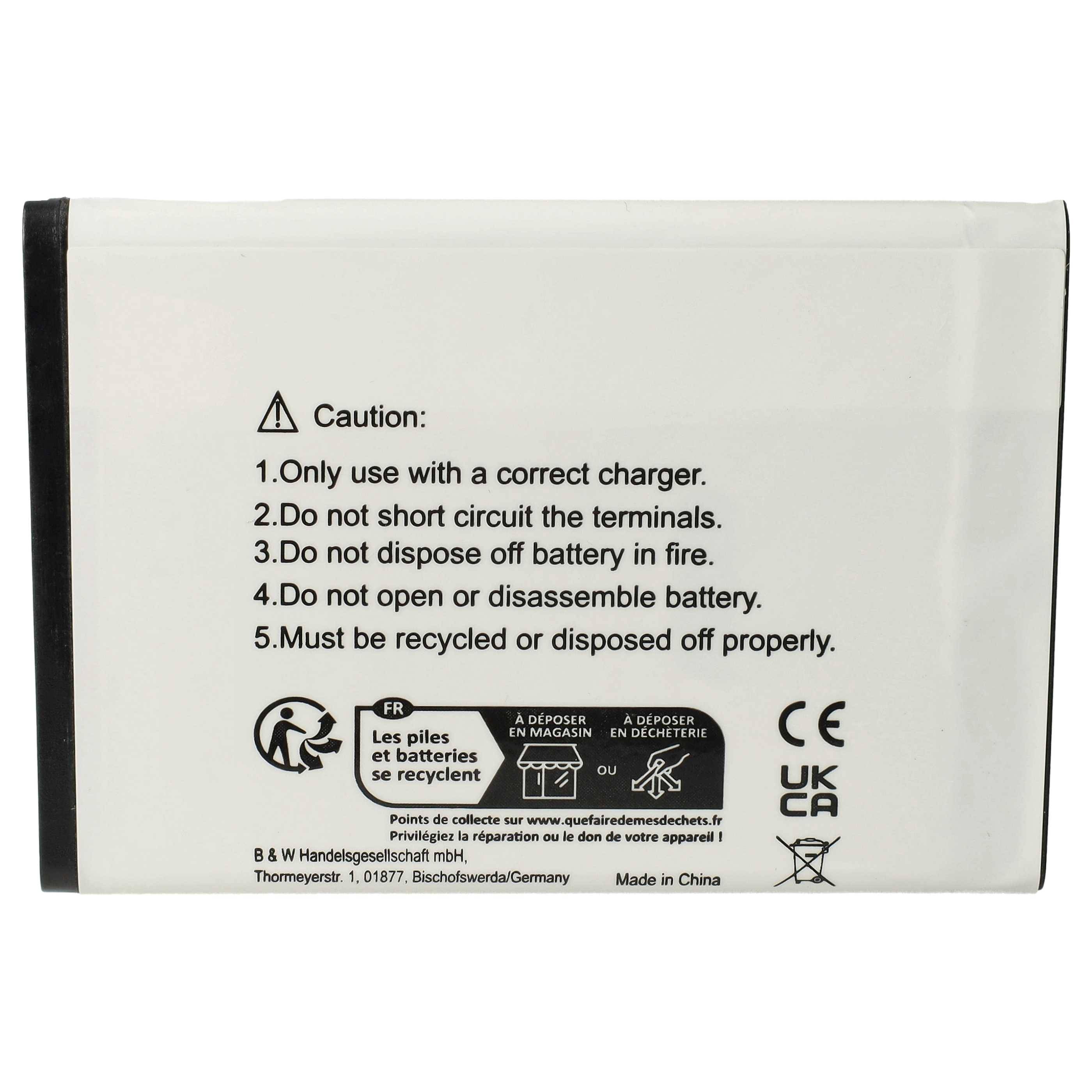 vhbw Akku kompatibel mit Huawei E5377 | EC5377 Router Modem Hotspots (1700 mAh, 3,7 V, Li-Ion)-3