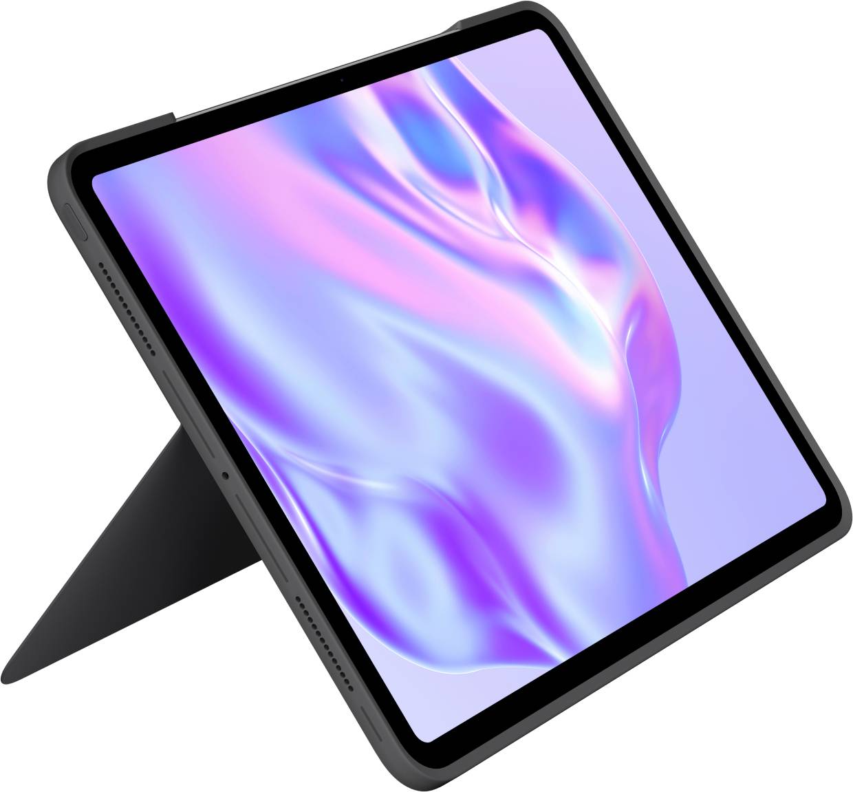 Logitech Combo Touch - Tastatur und Foliohülle - mit Trackpad - hinterleuchtet - Apple Smart connector - QWERTZ - Schwei-1
