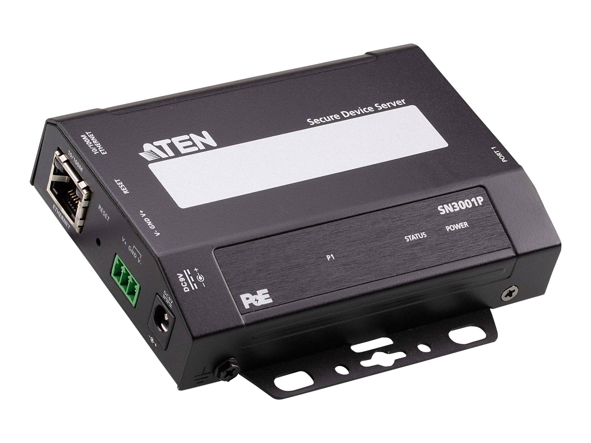 ATEN 1-Port RS-232 Sec. Device Server over Ethernet Transmission Power-1