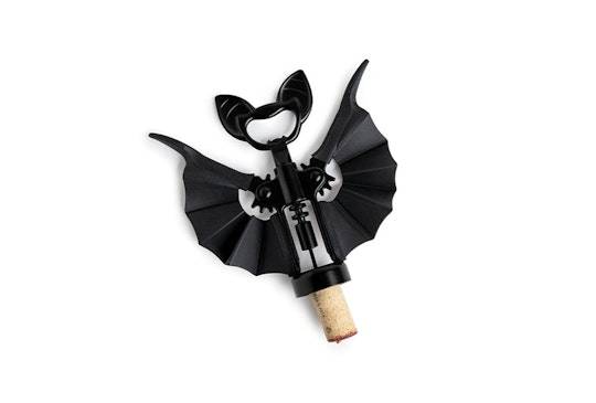 Ototo Design OT914, Einfacher Korkenzieher, Schwarz, Metall, Silikon, 139,7 mm, 40,6 mm, 180,3 mm-1