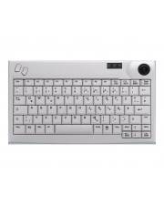Cherry INDUSTRY 4.0 MINI TRACKBALL KEYBOARD USB LIGHT GREY-0