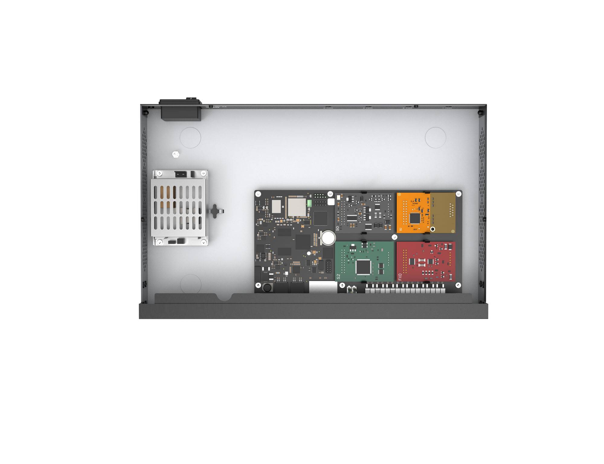 Yeastar S-Series PBX - S50 up to 50 Users V4IP-PBX Wandmontage Version V4 - LTE-3