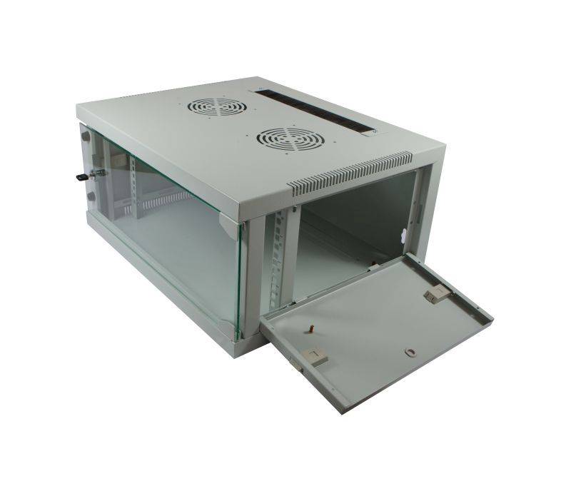 ALLNET ALL-SMQ5409GRAU Rack 50 kg Freistehendes Gestell 9U Grau - 9 HE - Grau-1