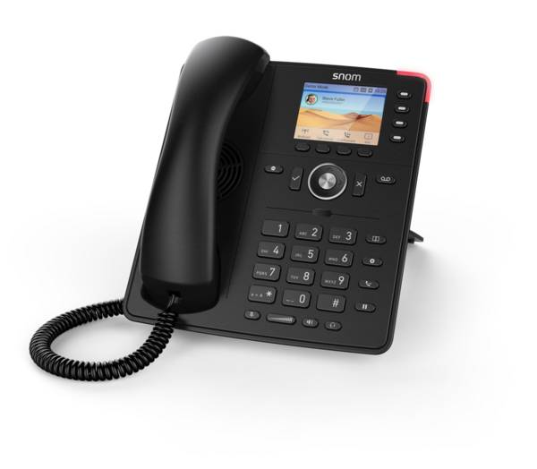 Snom D713 VOIP Telefon SIP Gigabit Schwarz VoIP-Telefon Voice-Over-IP