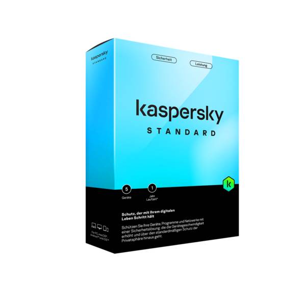 Kaspersky Standard -  5-Geräte / 1 Jahr - Box
