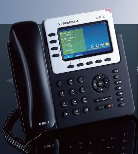 Grandstream Tel. Enterprise - 4x SIP VoIP - GXP-2140 / B-Ware-0