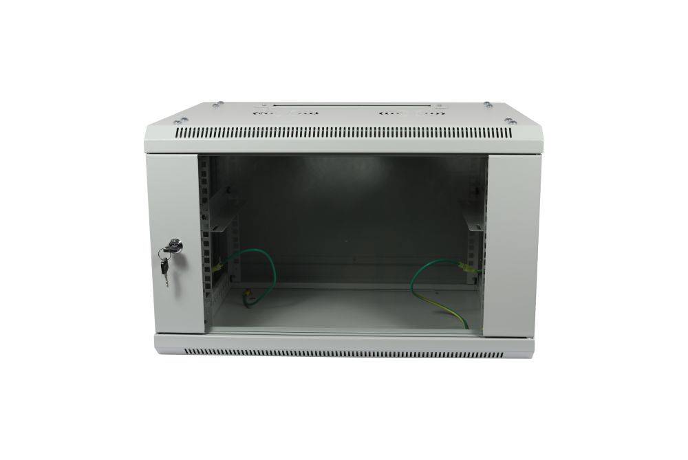 ALLNET 19 Wandgehäuse 6HE B600 / T600mm zerlegt(Flat Pack) *lichtgrau* SMA-Serie