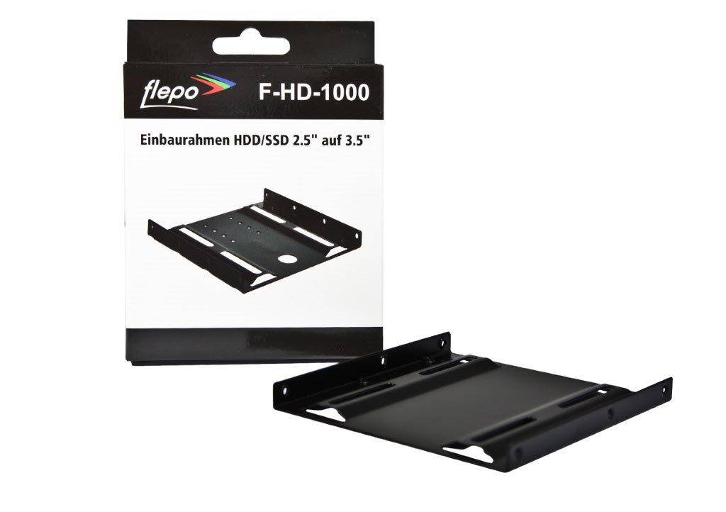 HD Festplatten-Einbaurahmen HDD/SSD 2.5 auf 3.5 *Flepo*-0
