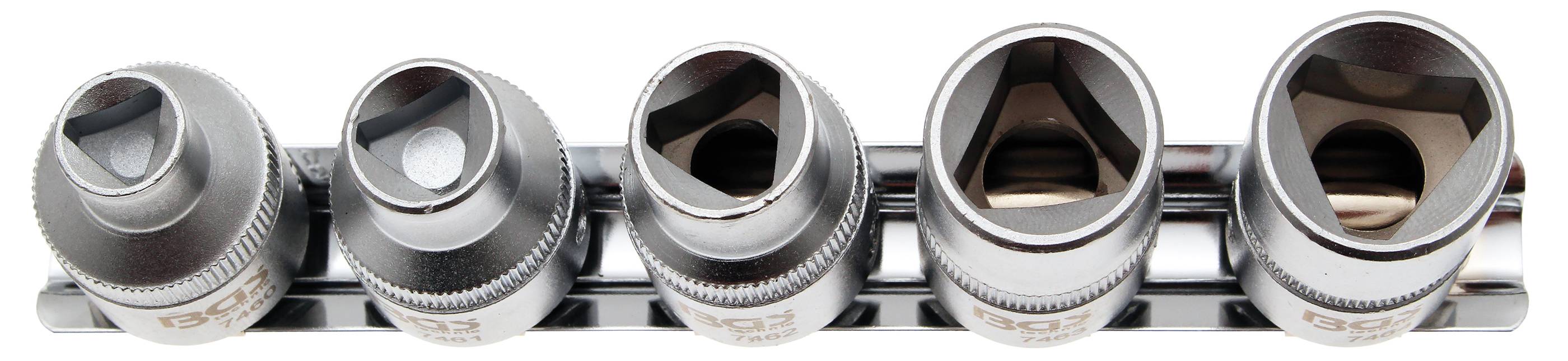 Dreikant-Einsatz-Satz M5 - M12 (8 - 16,5 mm) 5-tlg.-0