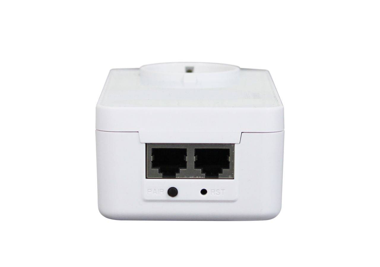 ALLNET Powerline 1200Mbit 2er Bundle Bridge RJ45 HomePlugV2"SmartLink" Passtrough - Bridge - Stromnetz (Powerline)-1