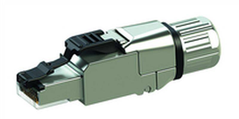 Telegärtner Stecker TP/RJ45 Feldkonfektionierbar CAT6A MFP8-IE T568A 5,5-10mm Kabeldurchmesser-0