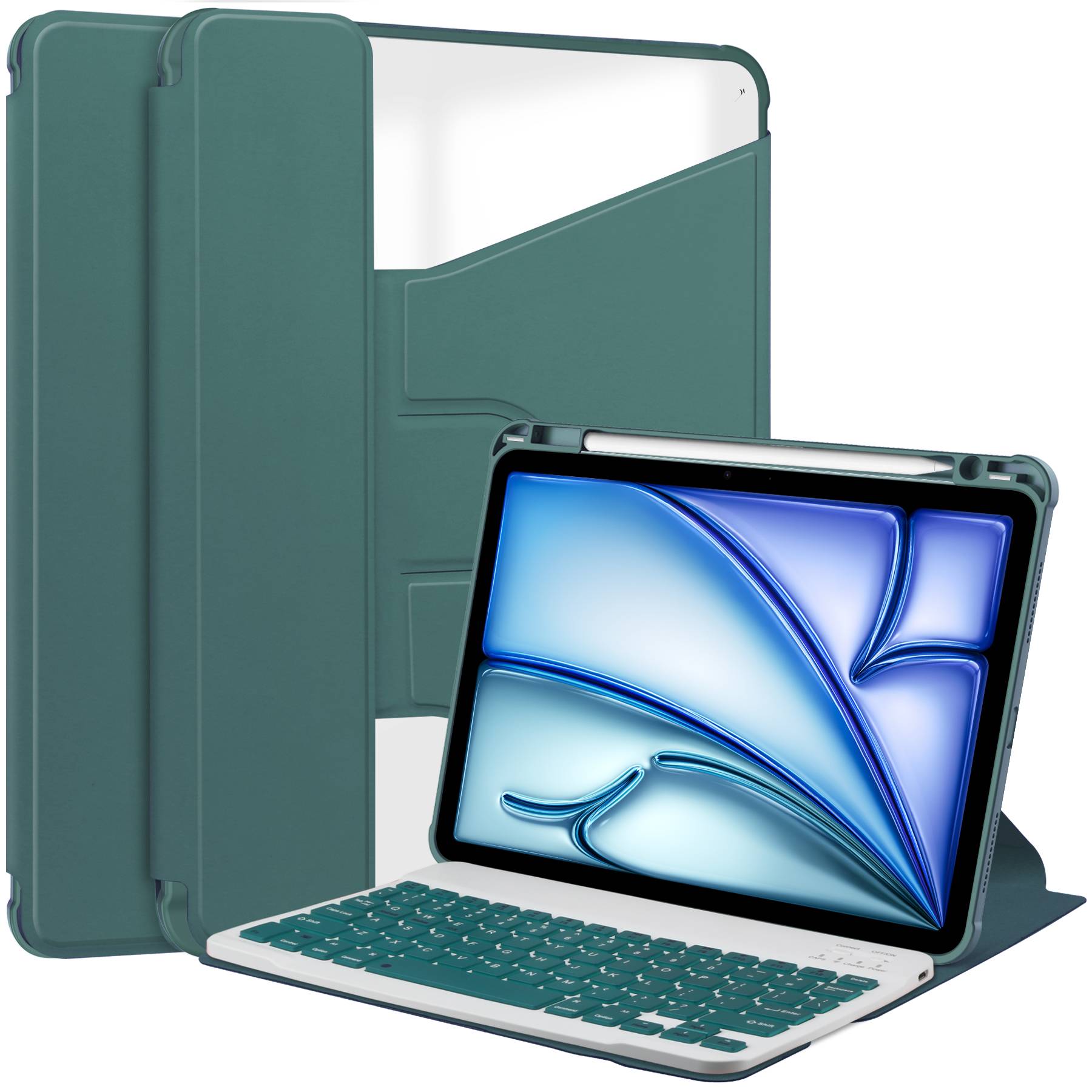 Smart Cover Hülle für Apple iPad Air 11 2024 M2 11 Zoll Schutzhülle Flip Case aufstellbare Tasche Bookstyle Design-0