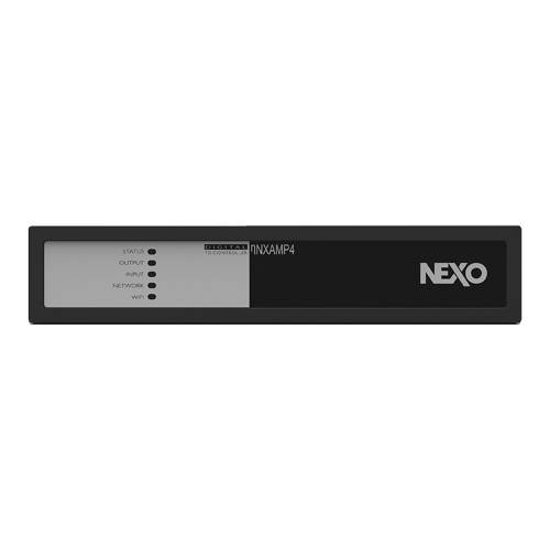 NEXO NANONXAMP4 - 4-Kanal Leistungs-TD-Controller (4x 250 W | 1/2 1HE Rackgerät) - schwarz/ silber-0