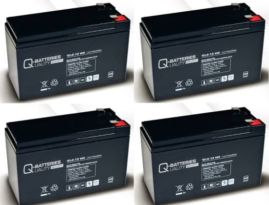 Ersatzakku für APC Back-UPS X SMX1000I RBC116 RBC 116 / Markenakku mit VdS-0