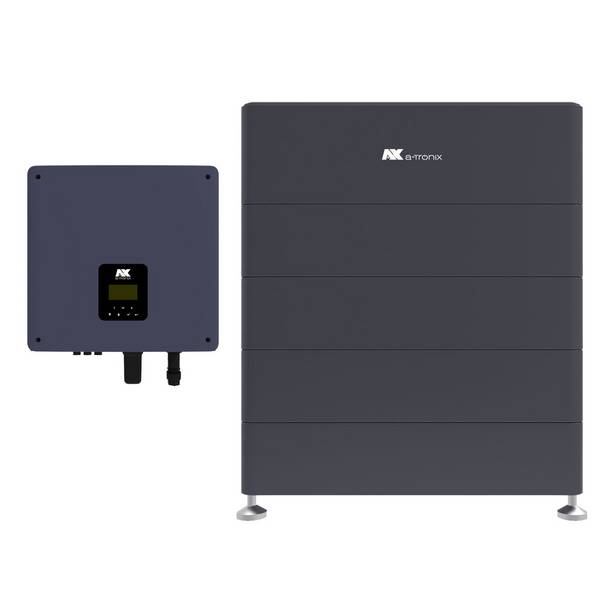 a-TroniX AX 3,7kW-1ph Hybrid Wechselrichter und 14,4kWh Speicher