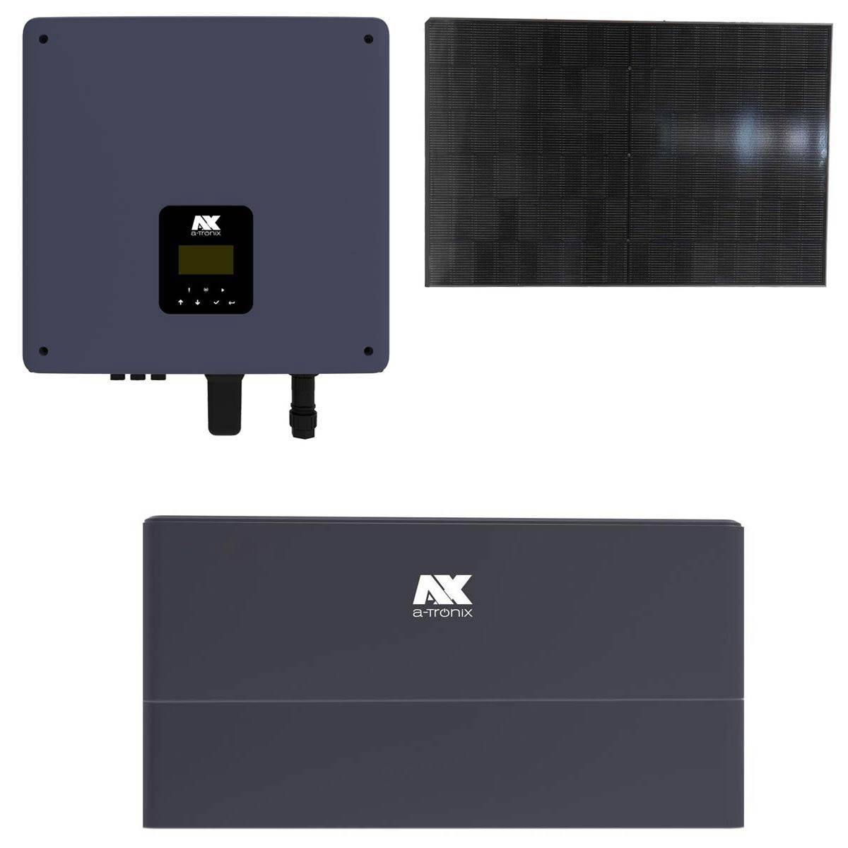 a-TroniX 4,6kWp PV-Komplettanlage mit Glas Glas Modulen und 5,76kWh Speicher-0