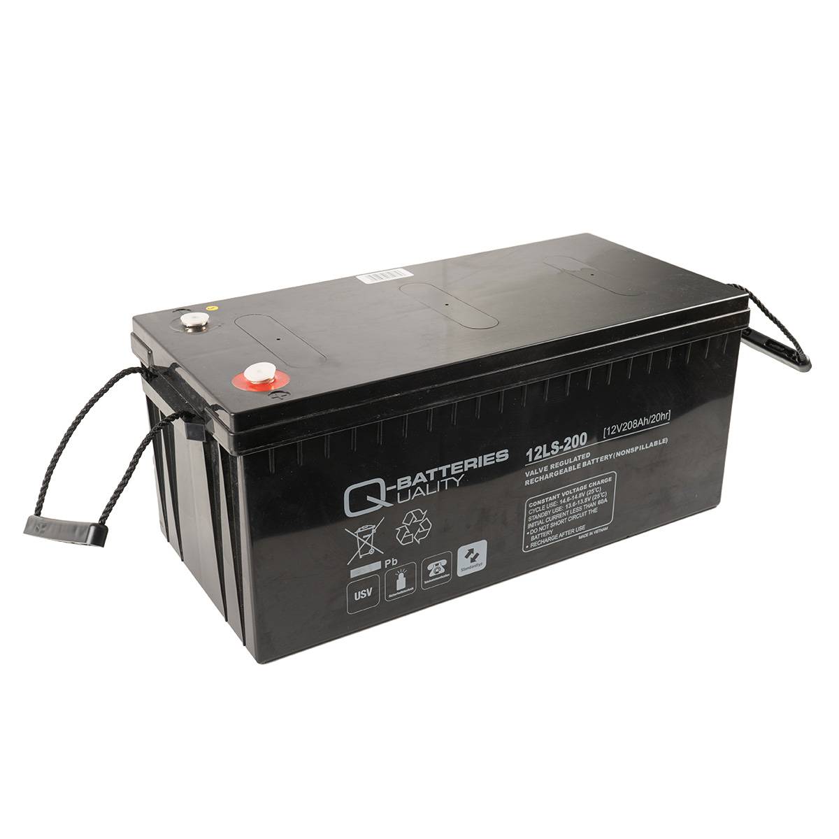 Q-Batteries 12LS-200 / 12V - 208Ah Blei Akku Standard-Typ AGM VRLA 10 Jahres Typ-3