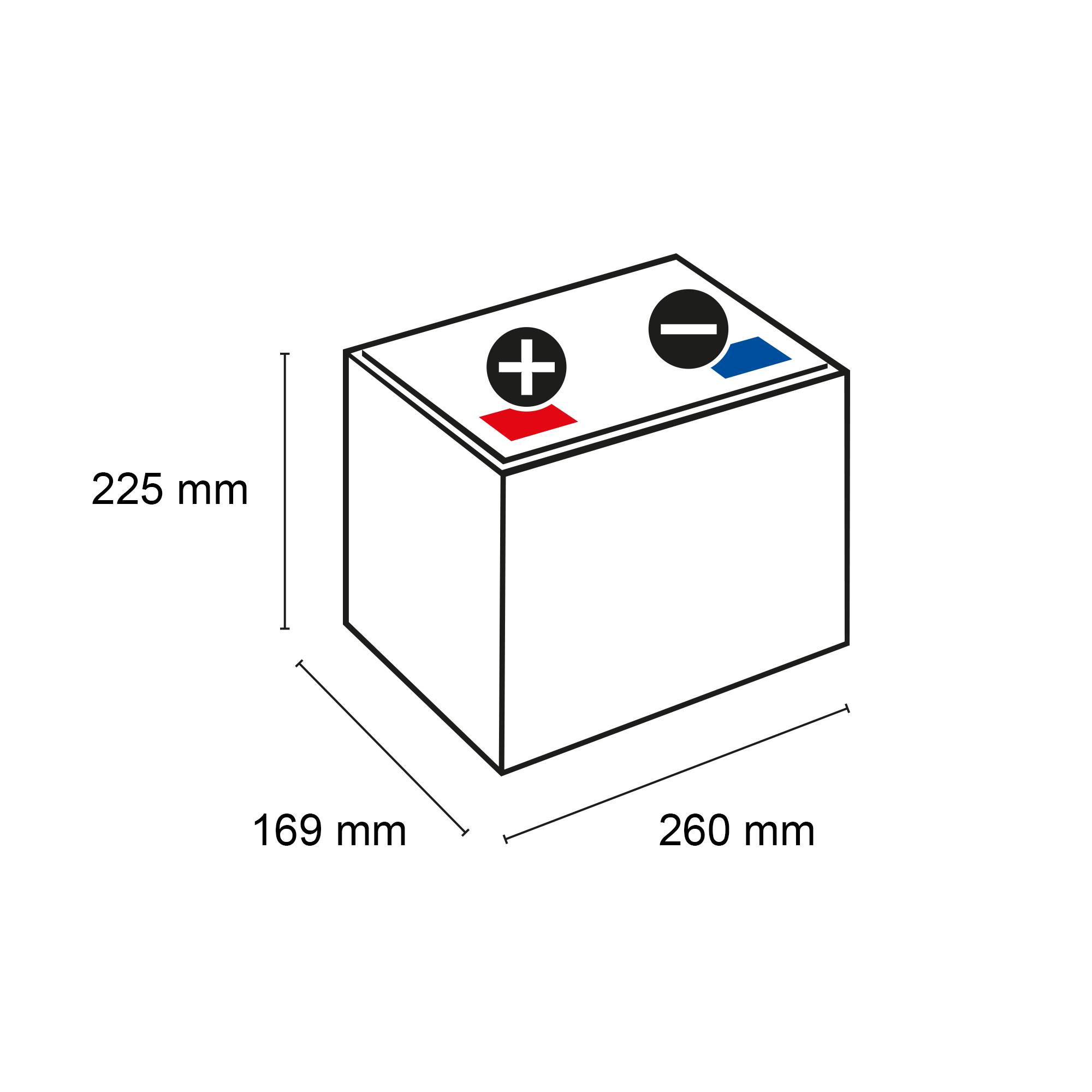Q-Batteries 12LS-75 12V 75Ah Blei Akku Standard-Typ AGM 10 Jahres-Typ-1
