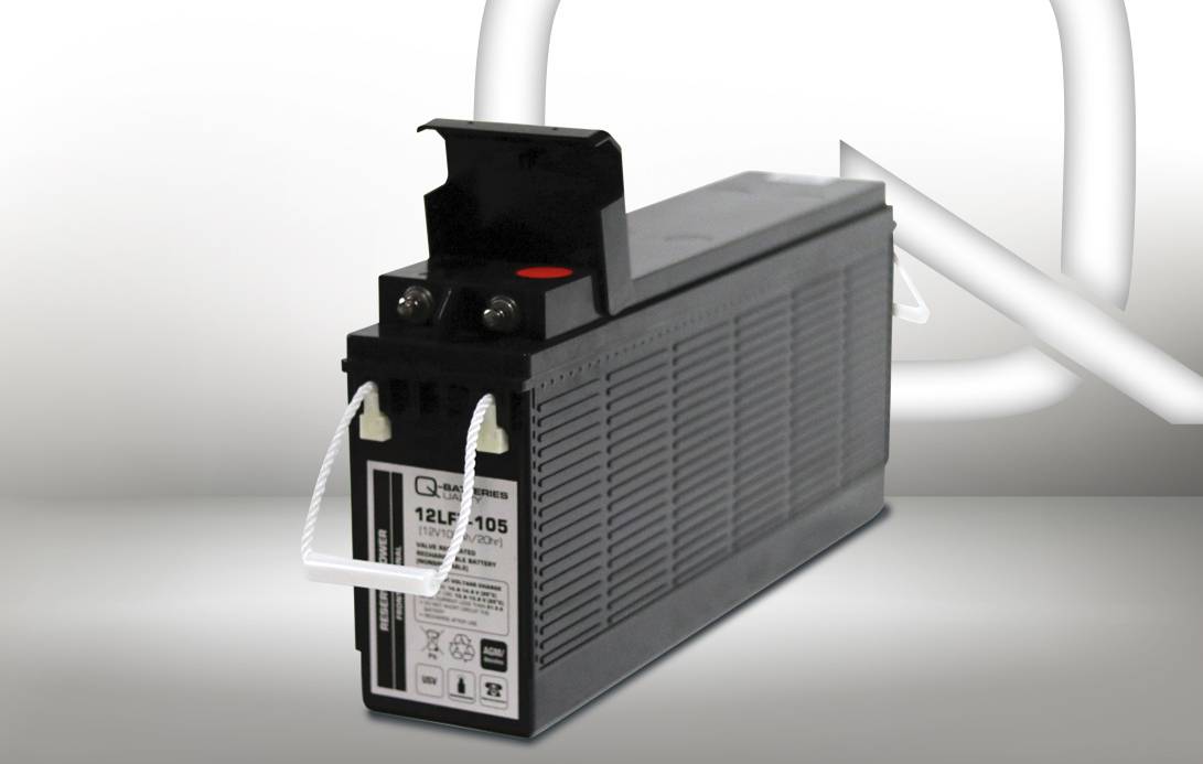 Q-Batteries 12LFT-105 12V 108Ah AGM Frontterminal Blei Akku 12-Jahrestyp VRLA-0