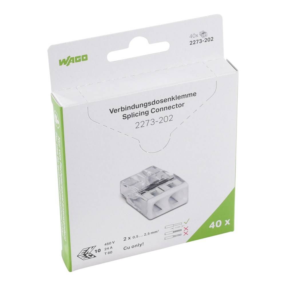 40 Stk. WAGO GmbH & Co. KG Verbindungsklemme-0