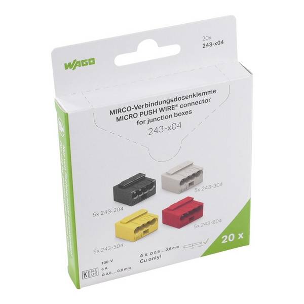 20 Stk. WAGO GmbH & Co. KG Verbindungsdosenklemme