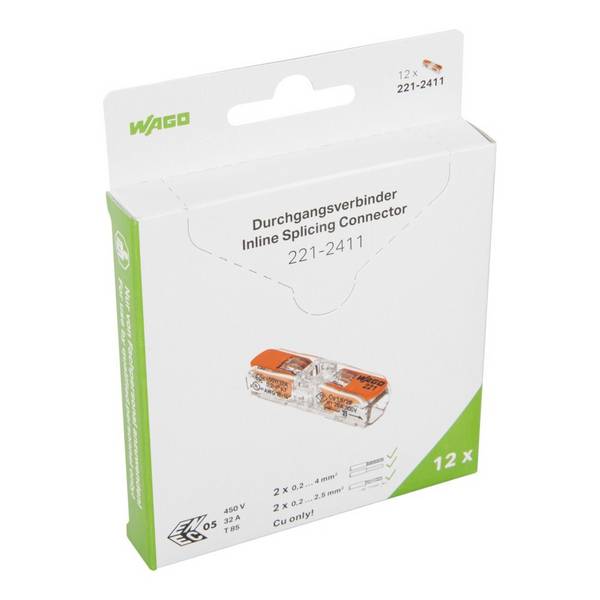12 Stk. WAGO GmbH & Co. KG Durchgangsverbinder