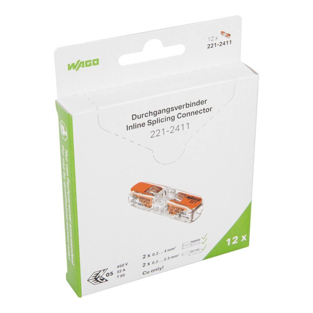 12 Stk. WAGO GmbH & Co. KG Durchgangsverbinder-0